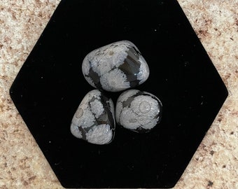 Snowflake Obsidian - 3 pack