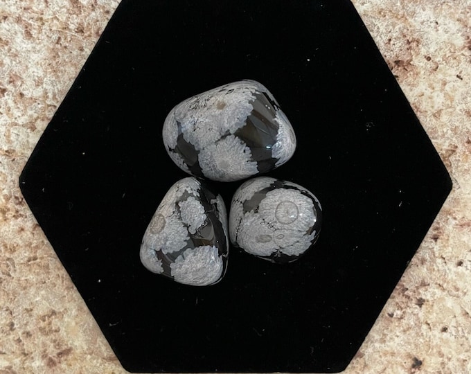 Snowflake Obsidian - 3 pack