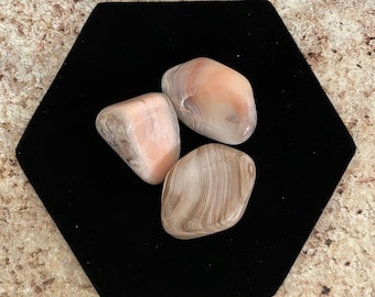 Pink Botswana Agate - 3 pack