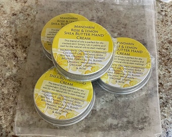 Mandarin, Rose & Lemon Hand Cream - 4 Pack