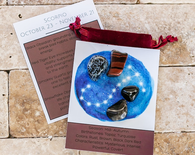 Scorpio Stone Collection