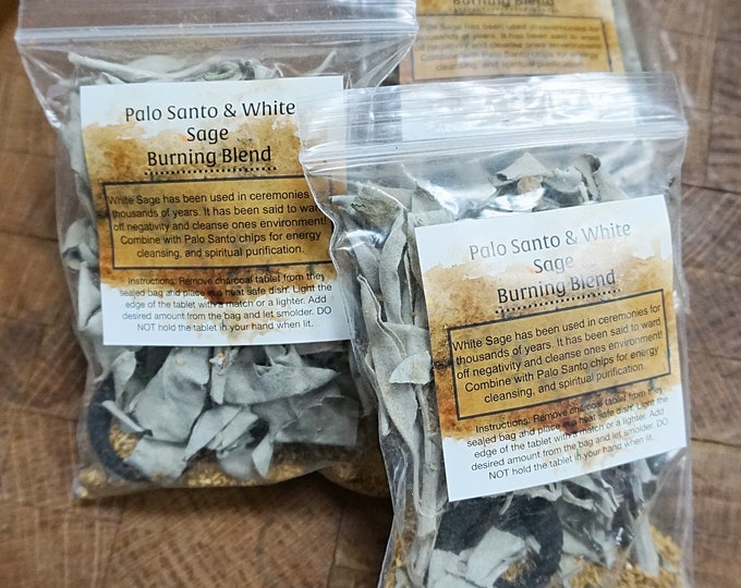 White Sage & Palo Santo Burning Blend