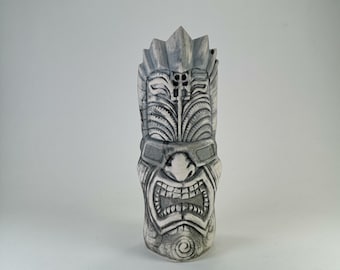 Handmade Ceramic Tikinator Tiki Mug, Hawaiian Style Drinkware