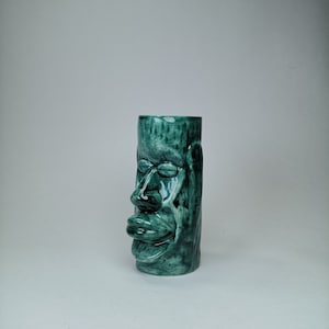 Tiki Mug Drinkware || Tiki Style Mug || Ceramic Tiki Cups || Tiki Decor || Tiki Mugs for Cocktails or Ornament