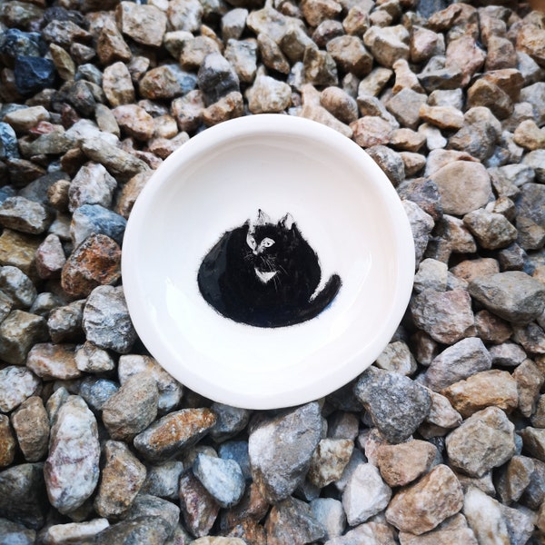 Ceramic Cat Dish Etsy