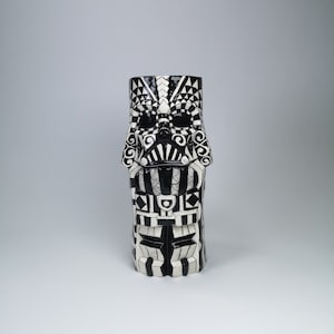 Darth Vader Tiki Mug Drinkware // Tiki Style Mug // Ceramic Tiki Cups // Tiki Decor // Tiki Mugs for Cocktails or Ornament //Tiki Pot