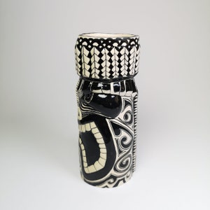 Handpainted Ceramic Tiki Mug | Hawaiian Style Drinkware image 5