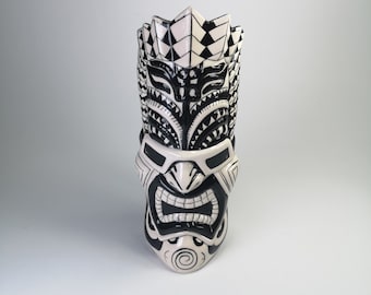 Handmade Ceramic Tiki Mug | Hawaiian Style Drinkware, Tikinator