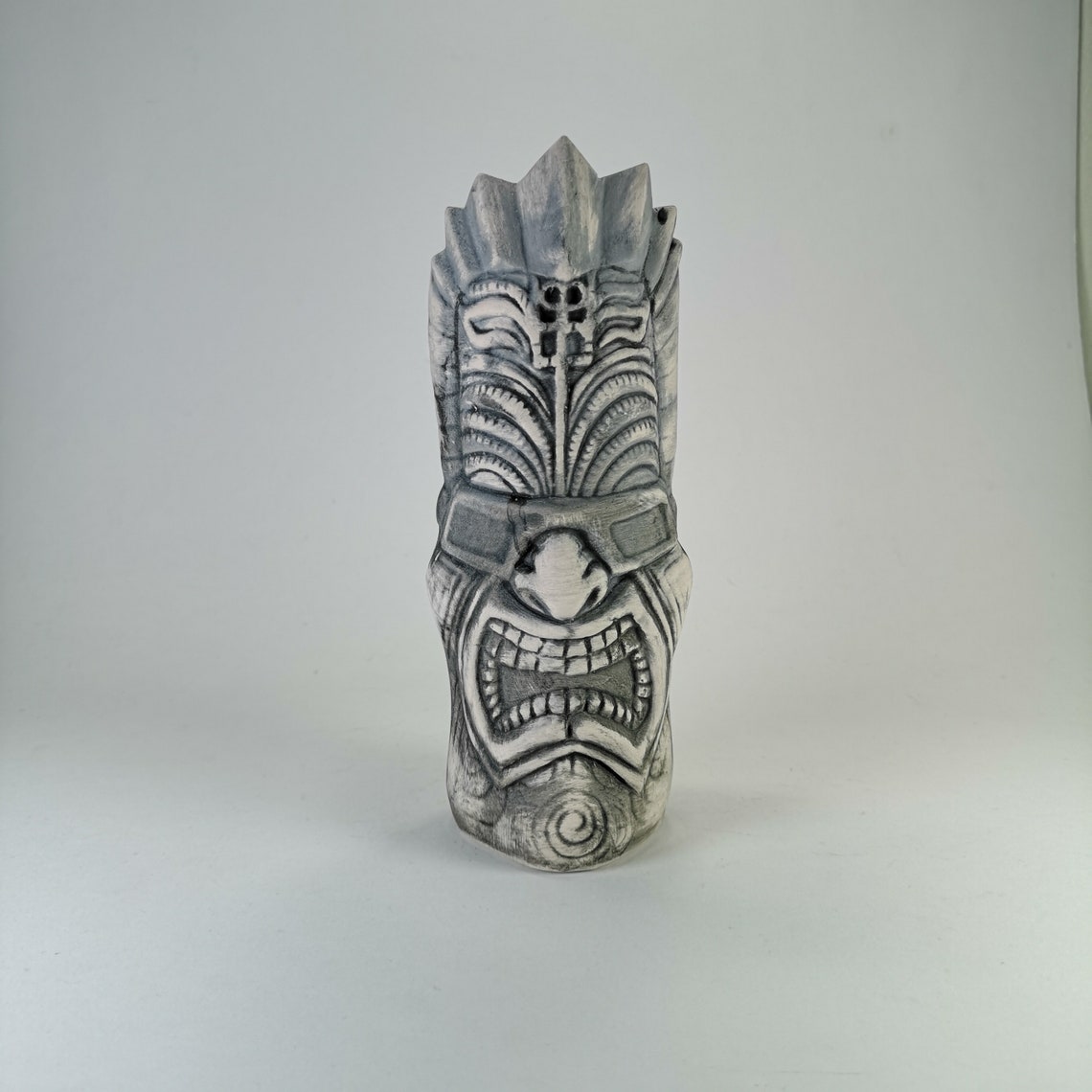 Tiki Mug Drinkware // Tikinator // Tiki Style Mug // Ceramic Etsy