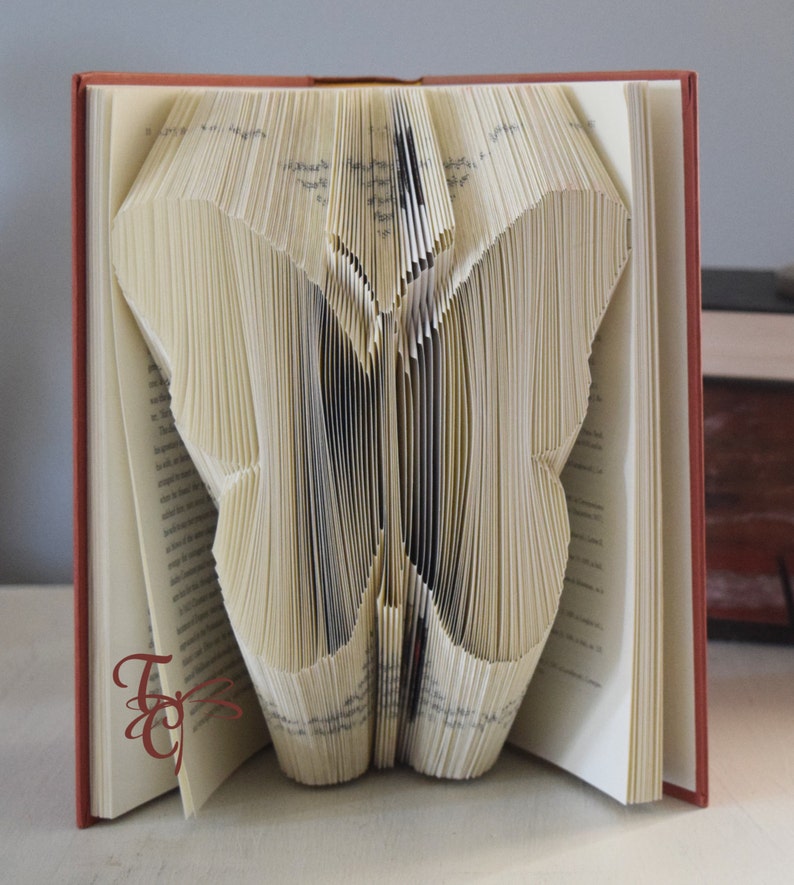 Folded Book Art Butterfly Book Sculpture Unique Gift Etsy