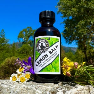 Lemon Balm Tincture • Melissa officinalis • Homegrown Fresh Plant • 100 Proof Vodka