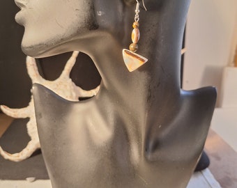 Conch Dangle Drop Earrings