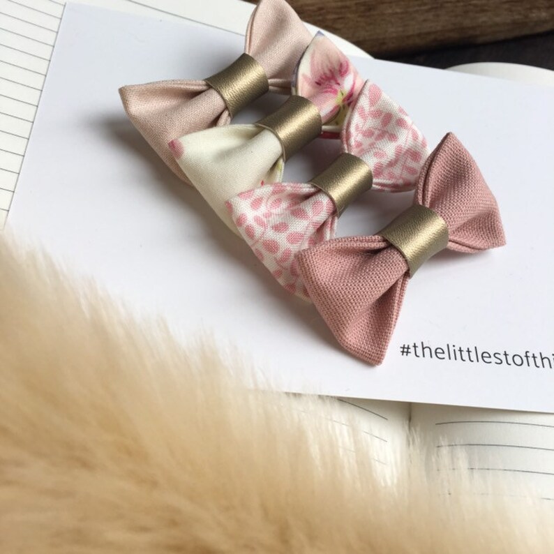 Little Girls Hair Grips Fringe Clips Small Hair Clips Tiny Etsy