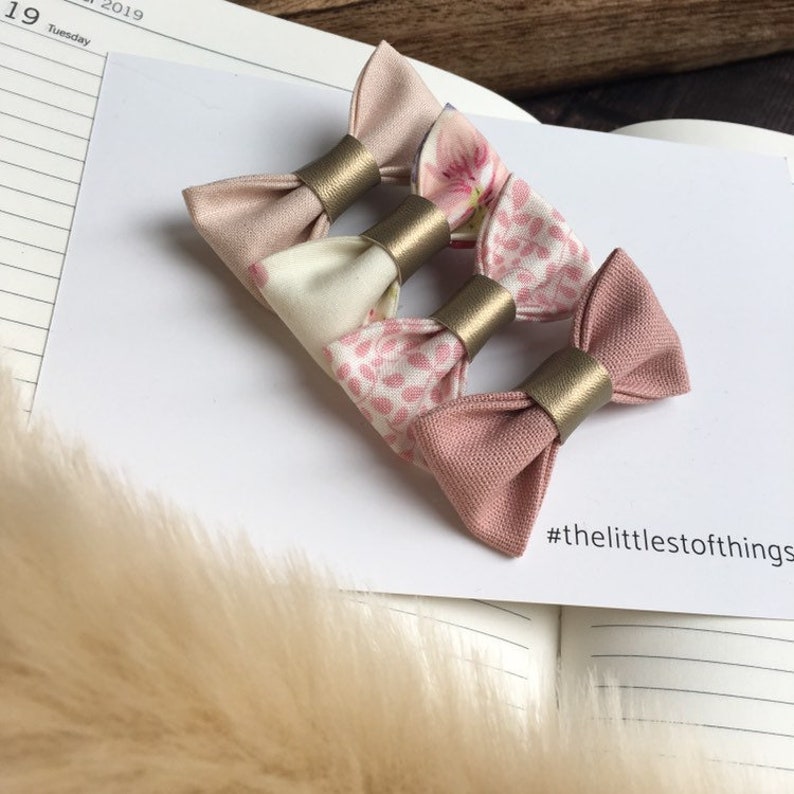 Little girls hair grips fringe clips small hair clips tiny Etsy