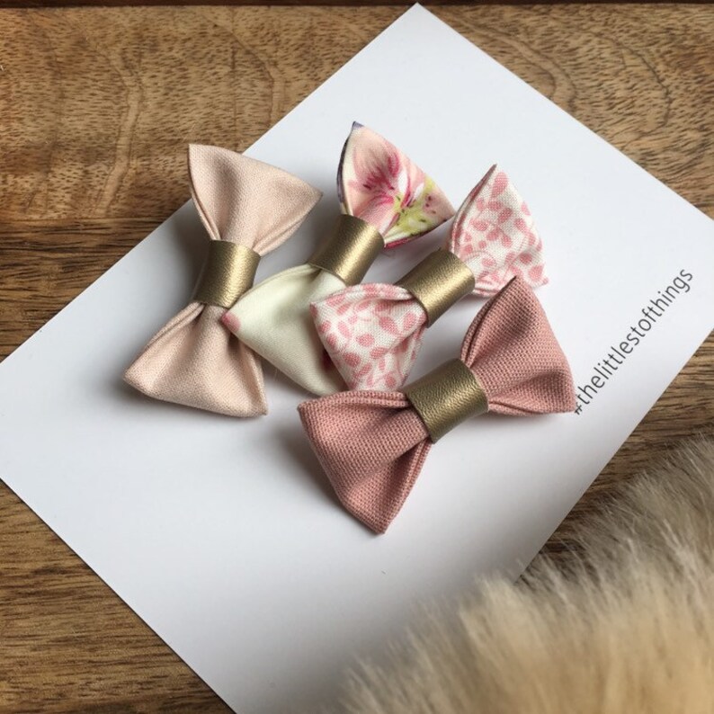 Little Girls Hair Grips Fringe Clips Small Hair Clips Tiny Etsy
