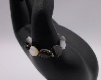 Bague coquillage à lèvres noire