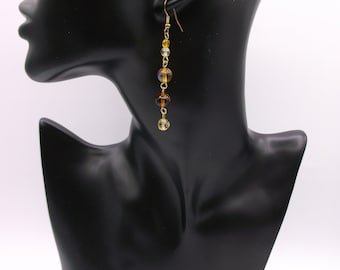 Boucles d'oreilles en verre neutre