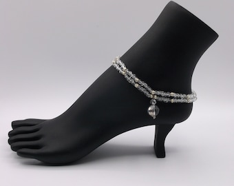 Bracelet de cheville double rang