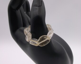 Bague quartz rutile