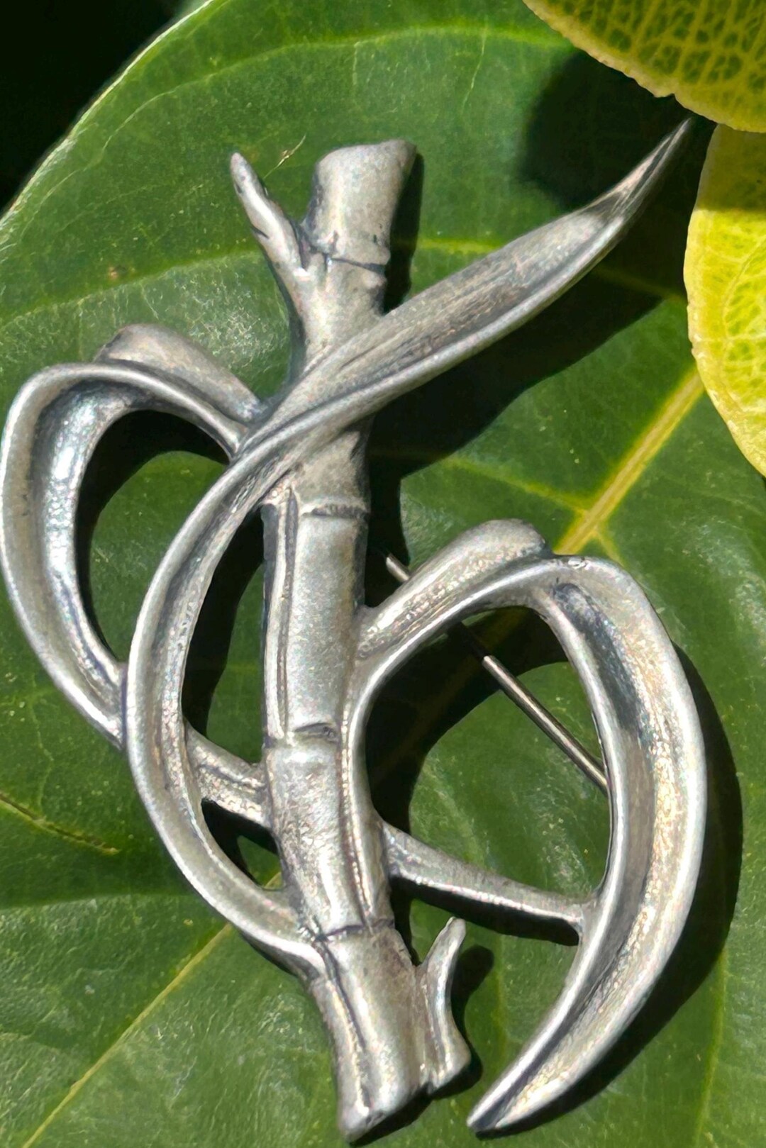 Ming Pin Vintage Hawaiian Honolulu Ming’s Hawaii Solid Sterling Silver Carved ...