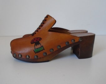 mushroom shoes from the 70s