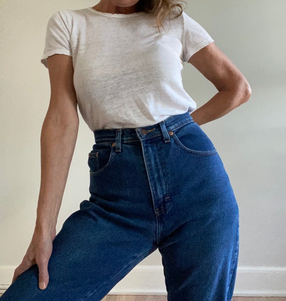 90s Jordache Sky High Waist Blue Jeans 
