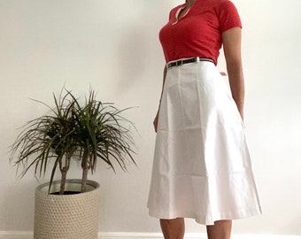 white skirt etsy