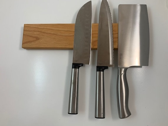 Cherry Magnetic Knife Holder. Magnetic Knife Rack, Kitchen Knife Storage