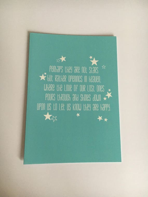 Perhaps They Are Not Stars But Rather Openings In Heaven Etsy