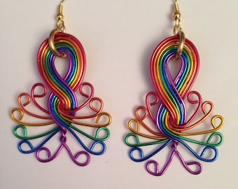 Rainbow Burst Earrings