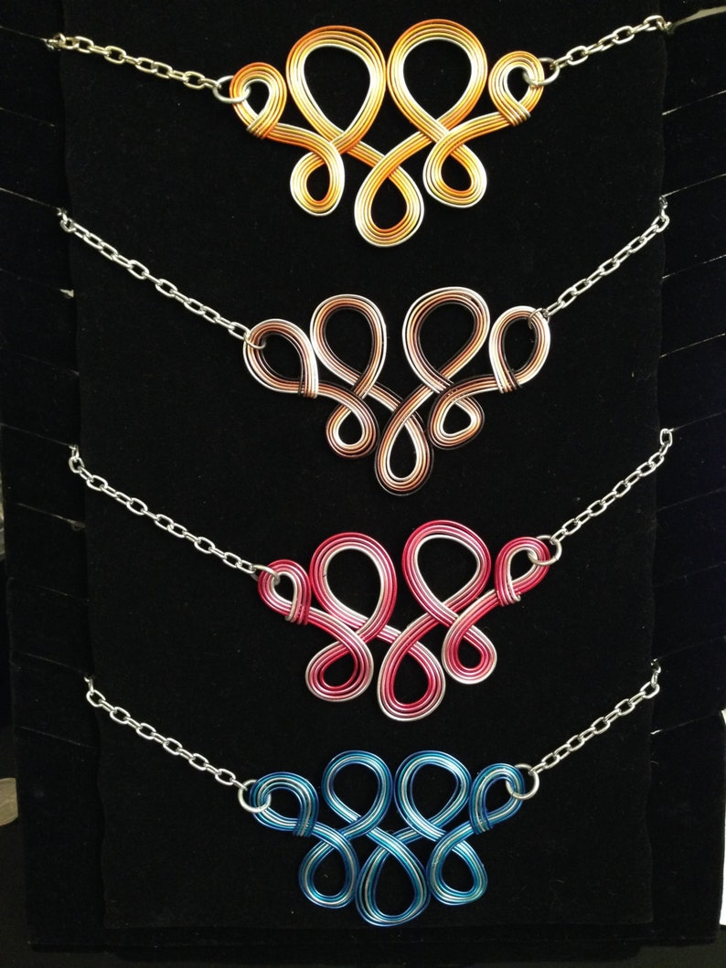 Colorful Necklace Circles image 6