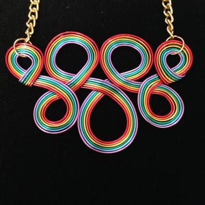 Colorful Necklace Circles image 1