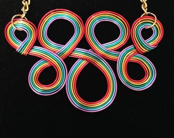 Colorful Necklace Circles
