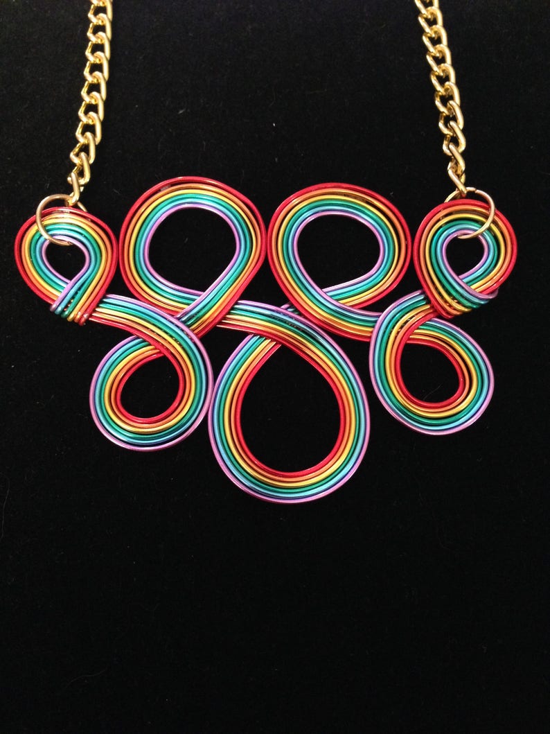 Colorful Necklace Circles image 1