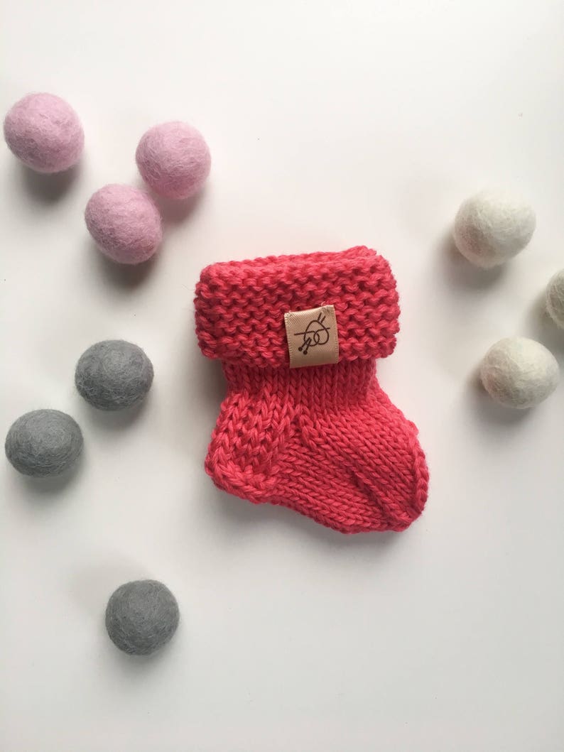 Baby girl first socks Newborn baby accessories Super soft merino wool Knitted baby socks Gift for baby girl Newborn photooshoot props