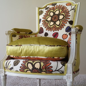 Vintage French Louis XVI Style Bergere Chair - SOLD/Custom Order Only