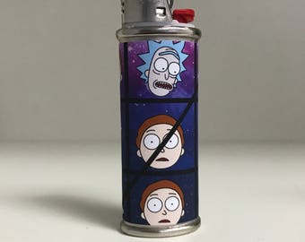 Rick and Morty Custom Lighter Case