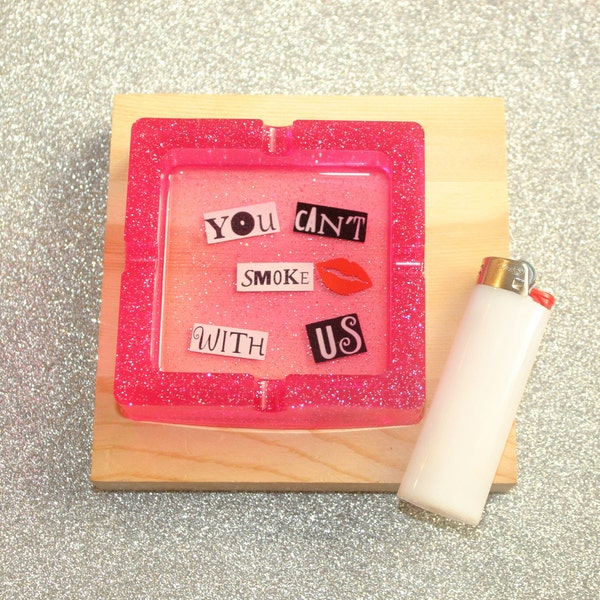 Pink Ashtray Etsy