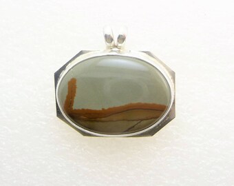 Picture Jasper Sterling Silver Necklace by SmithSilver