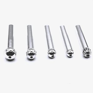 Sterling Silver Bolo Tie Tips with Ball fits 4mm cords one pair