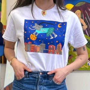New York Liberty Ellie the Elephant t shirt