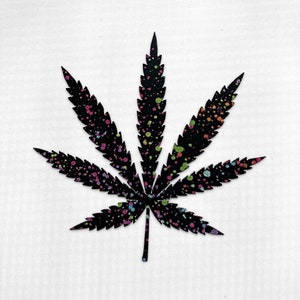 Marijuana Pot Plant Hemp Leaf Vinyl Car Truck Decals Stickers