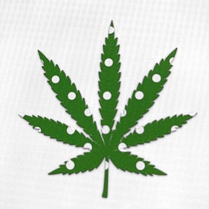Marijuana Pot Plant Hemp Leaf Vinyl Car Truck Decals Stickers