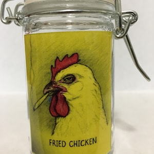 Airtight Herb Stash Jar: Glass Container with Wire-Basket Lid