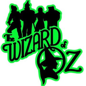 The Wizard of Oz  vinyl decal