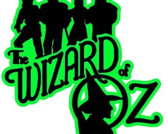 The Wizard of Oz  vinyl decal