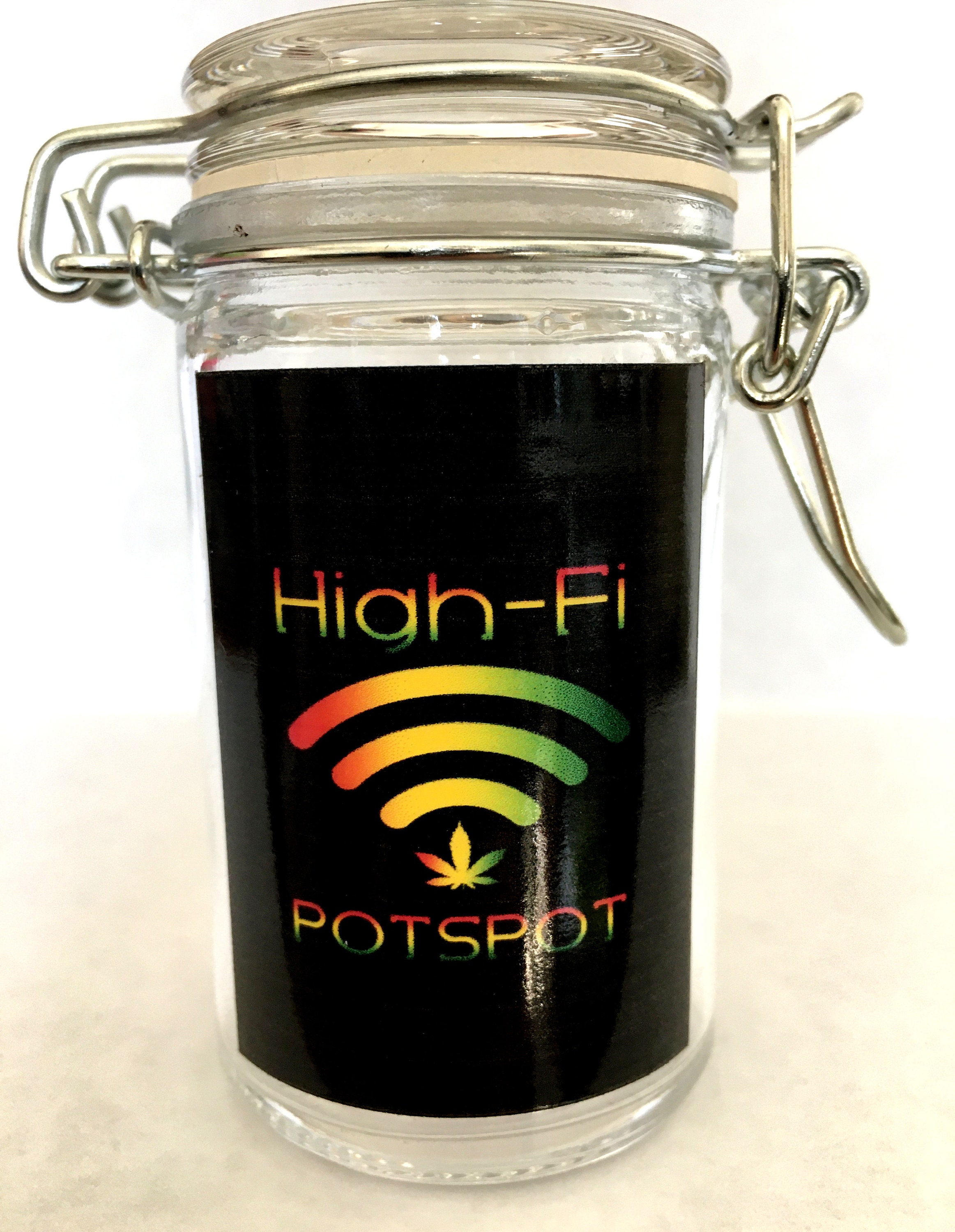 Herb Stash Weed Medical Marijuana Jar Glass Container Storage Etsy