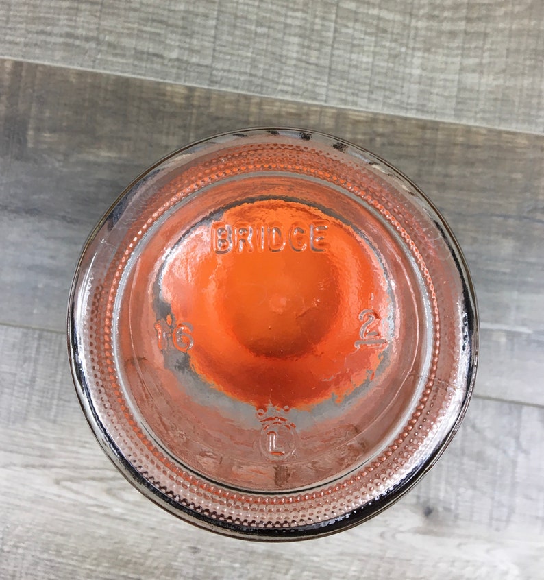 Vintage Glass Tang Jar Etsy