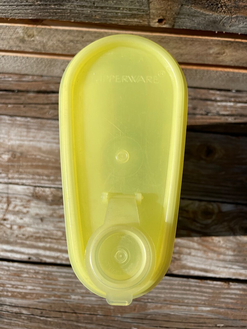 Pastel Yellow One Quart Tupperware Etsy