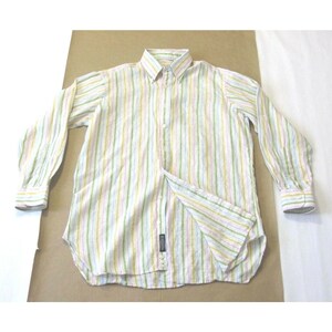 Vintage Robert Talbott Bespoke Long Sleeve Stripes Shirt Sz 15.5-33(Made in USA)